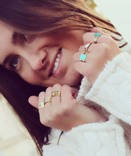 Charger l'image dans la galerie, Bague Guila Paris dorée à l'or fin émaillée